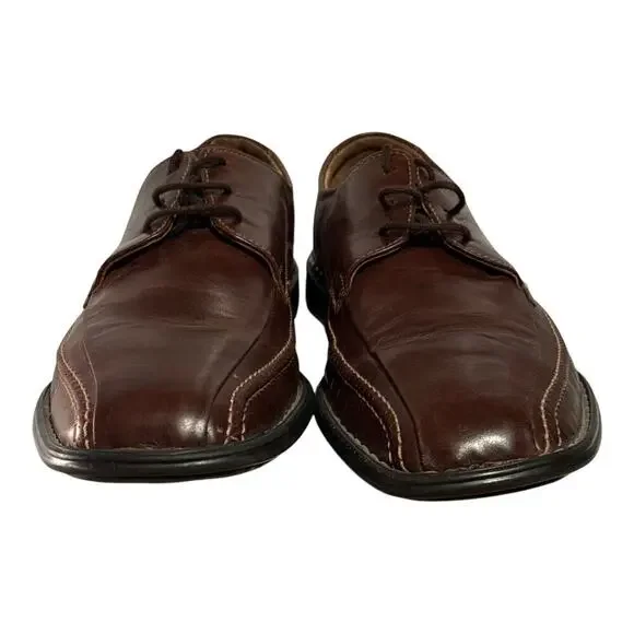 Josef Siebel Men's EU 44 Brown leather Oxford Shoes Size 10.5 Walking Casual - Picture 3 of 8
